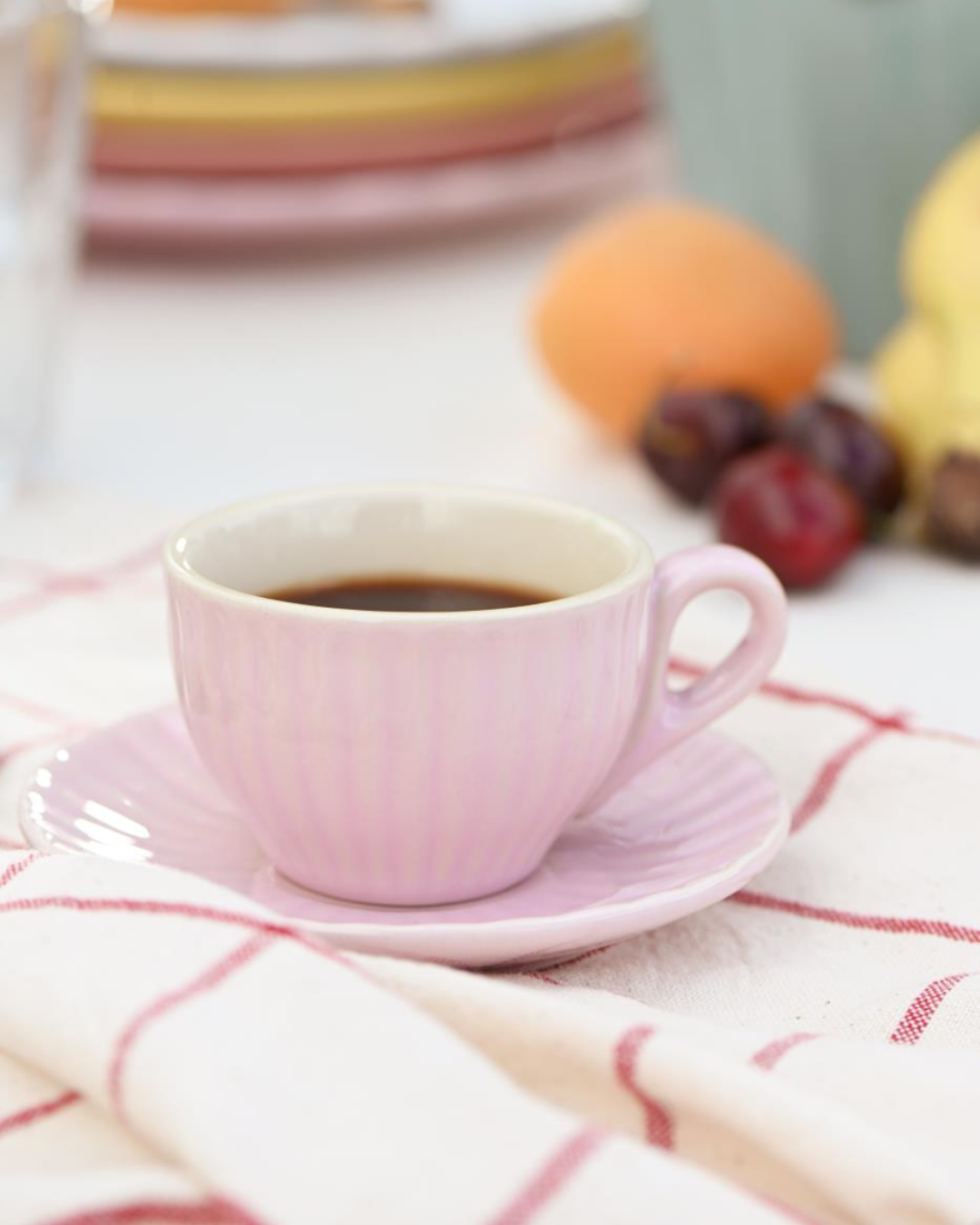 ESPRESSO PUODELIS SU LĖKŠTUTE Mynte English Rose