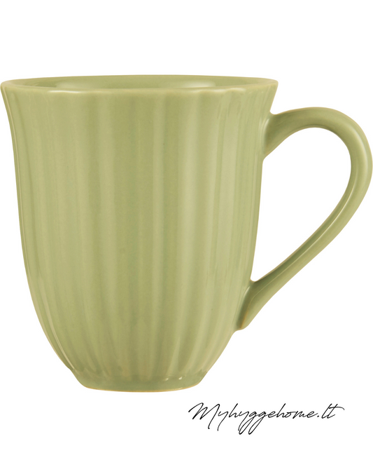 KERAMIKINIS PUODELIS Mynte Herbal Green - Myhyggehome.lt