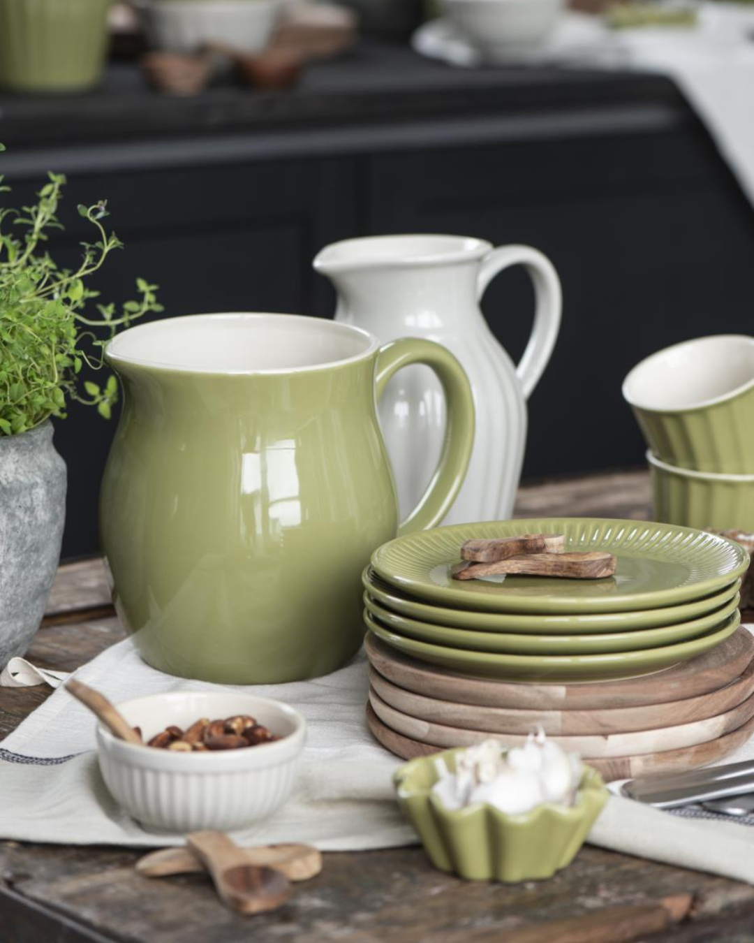 LĖKŠTĖ Mynte Herbal Green Ø19,5