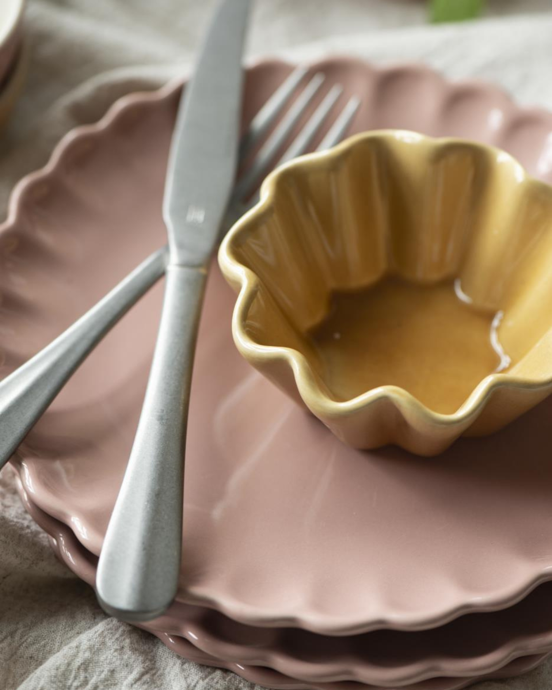 LĖKŠTĖ Mynte Coral Almond Ø19,5