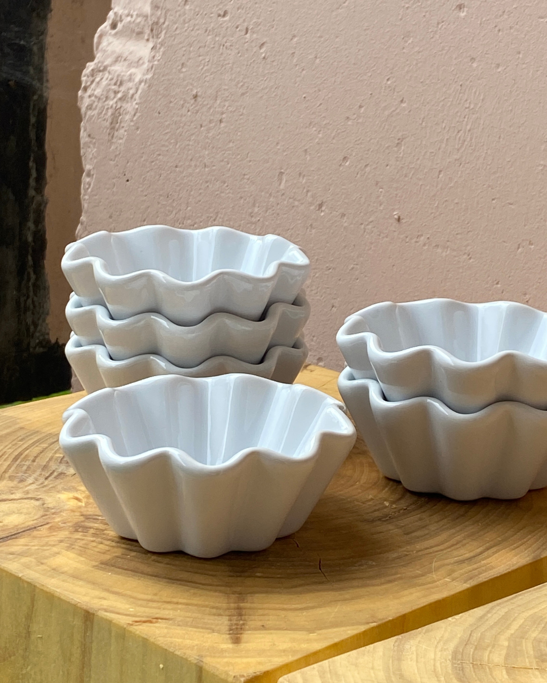 KERAMIKINIS INDELIS PYRAGĖLIUI/KEKSIUKŲ FORMELĖ Mynte Pure White