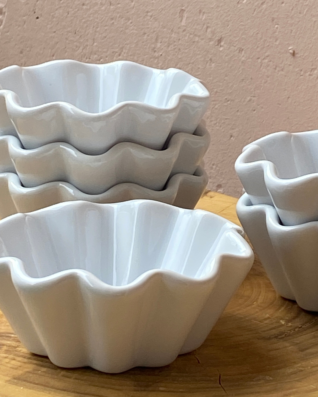 KERAMIKINIS INDELIS PYRAGĖLIUI/KEKSIUKŲ FORMELĖ Mynte Pure White