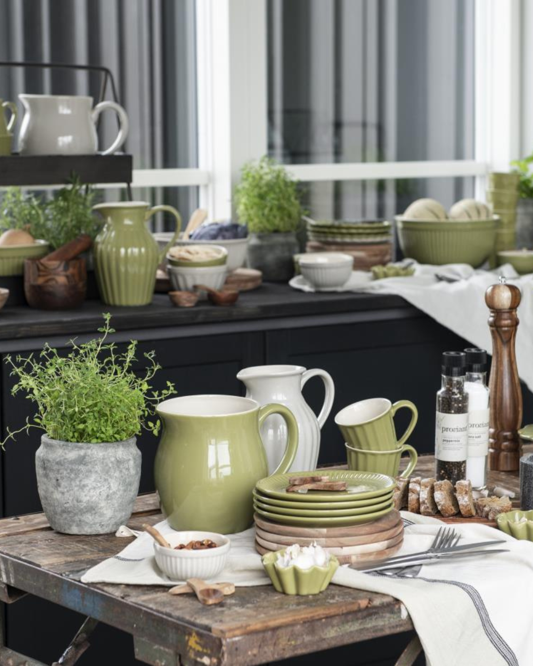 LĖKŠTĖ Mynte Herbal Green Ø19,5