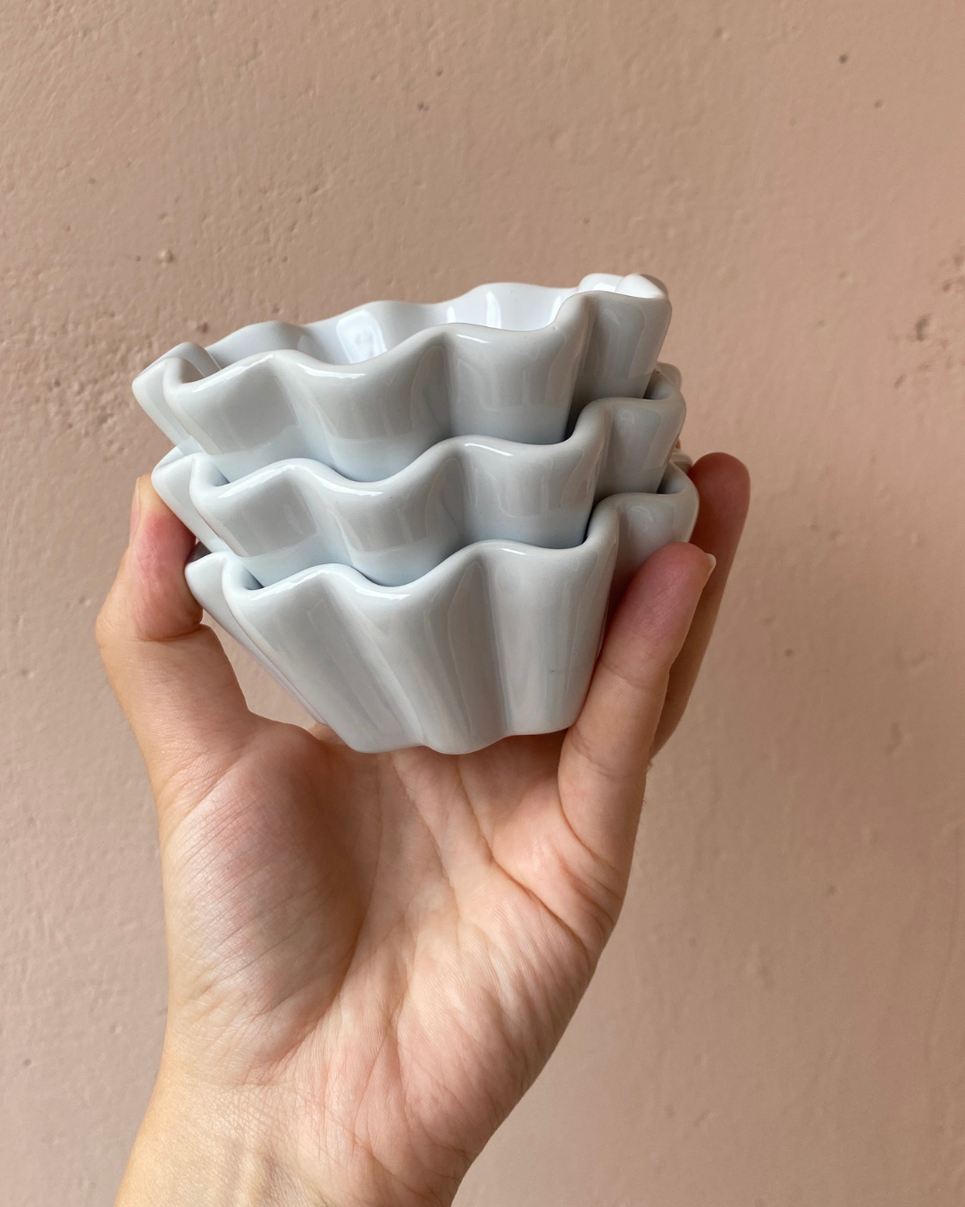 KERAMIKINIS INDELIS PYRAGĖLIUI/KEKSIUKŲ FORMELĖ Mynte Pure White