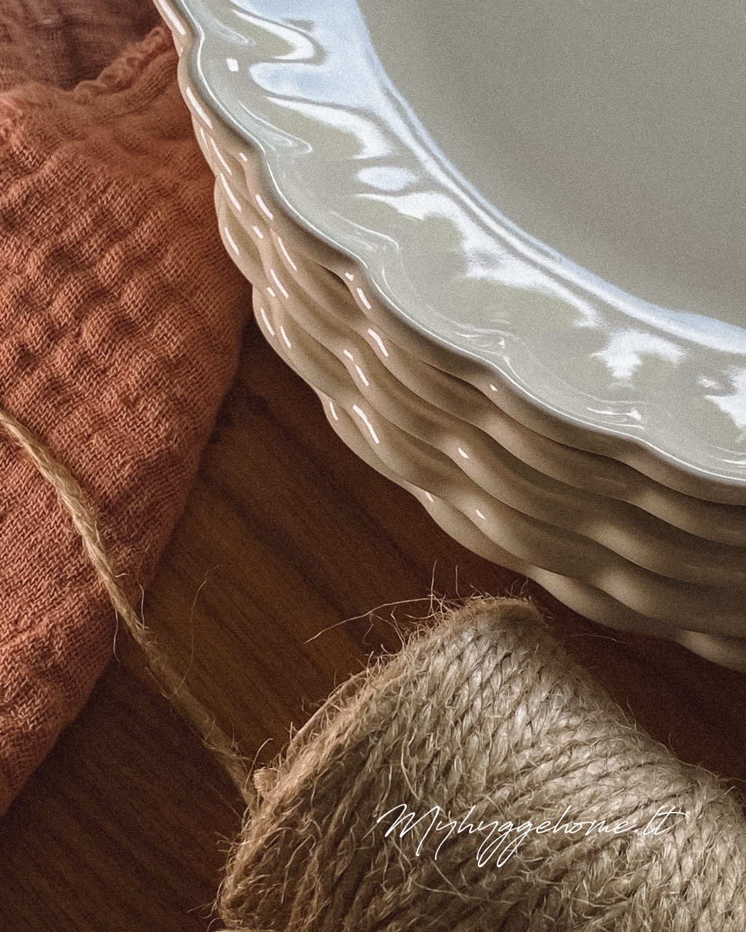 Lėkštė Mynte Butter Cream Ø19,5 - Myhyggehome.lt