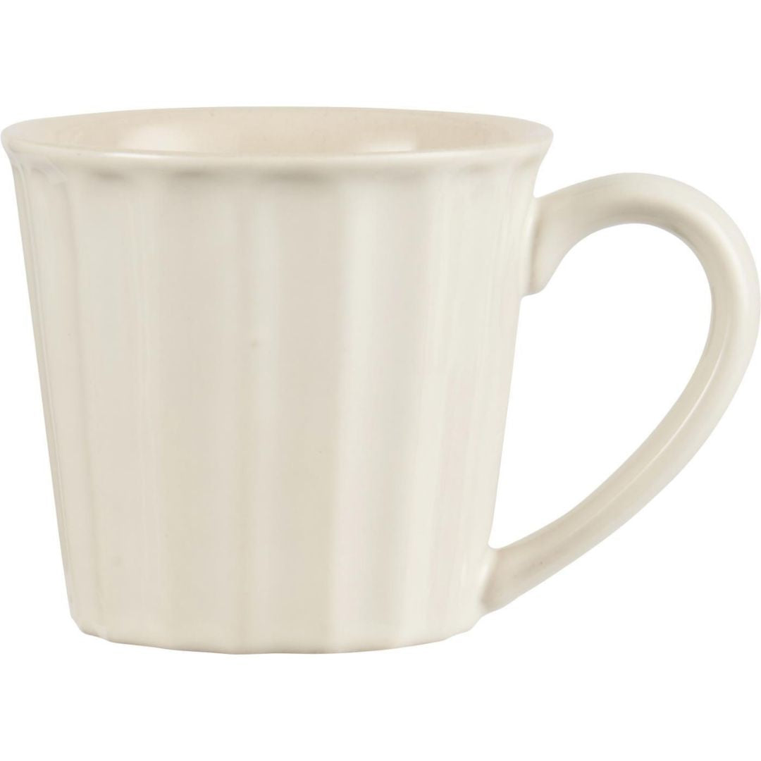 Keramikinis puodelis Mynte Butter Cream (kreminės spalvos)