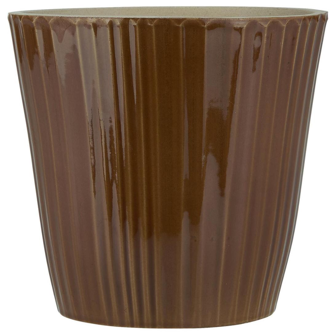 Rudas vazonas su grioveliais - Myhyggehome.lt