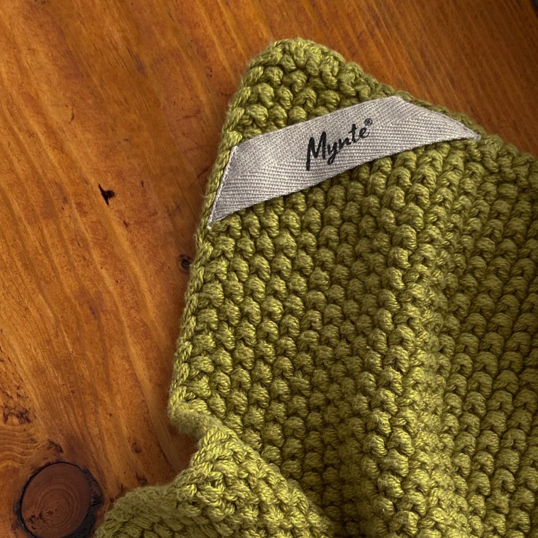Megzta šluostė Mynte Herbal Green - Myhyggehome.lt