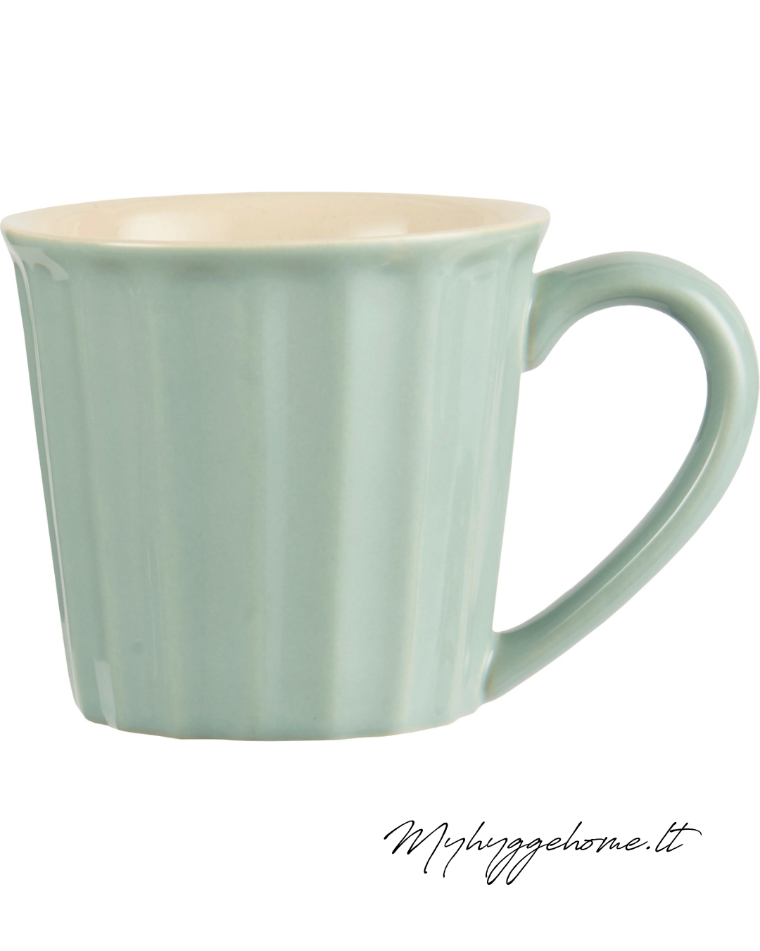 Keramikinis puodelis Mynte Green Tea (Žalsvas) - Myhyggehome.lt