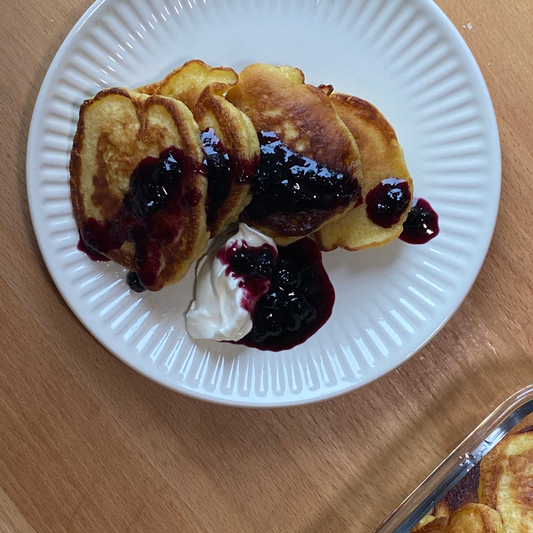 Mieliniai blynai 🥞(su sausomis mielėmis)