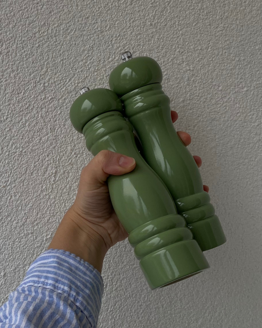 Druskos ir pipirų malūnėlių rinkinys – žali IB Laursen malūnėliai